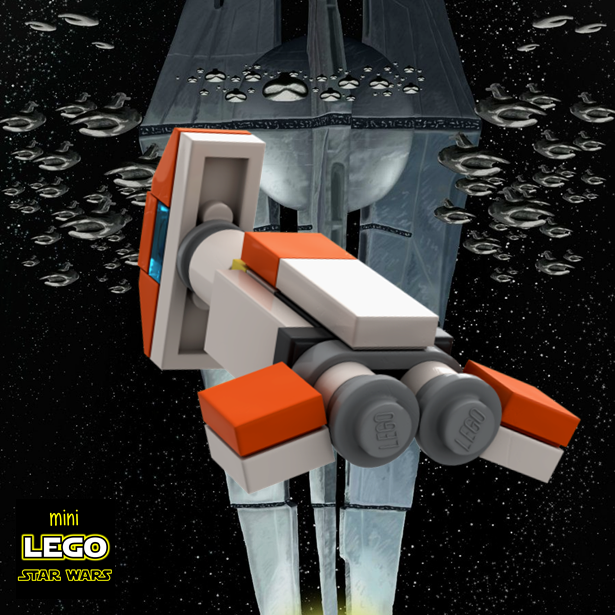 Lyrical hjul skotsk Republic Harbinger Hammerhead Cruiser (23 bricks) – Mini Lego Star wars